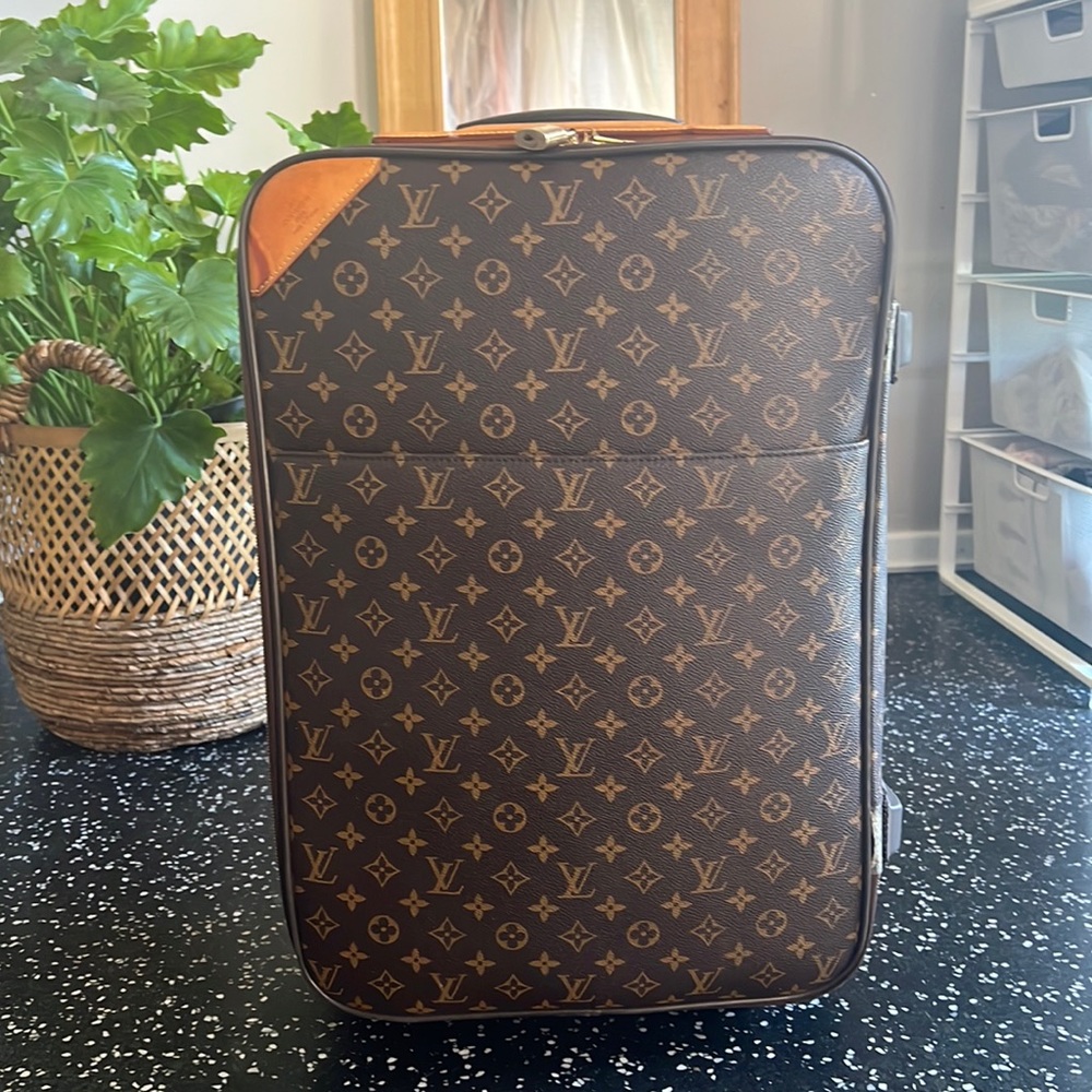 Louis Vuitton 2007 Monogram Canvas Pegase 55 Rolling Suitcase